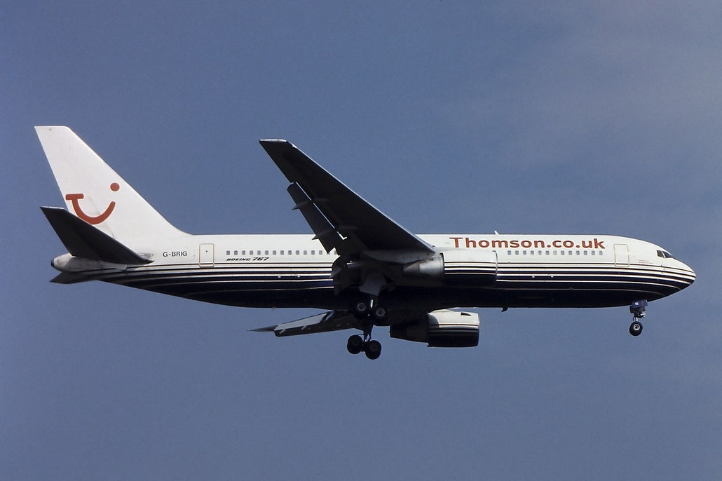 G-BRIG B767-204ER 24757/299 Britannia Airways (Thomson c/s) @ Aeroporto di Verona © Piti Spotter Club Verona