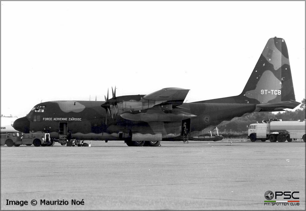 9T-TCB Lockheed C-130H Hercules 4416  T56-A-15  Zaire Air Force 1971
