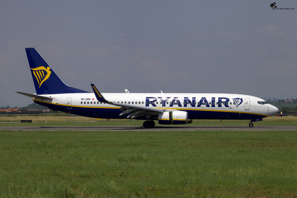 9H-QBN B737-8AS 44710/5677 Malta Air (Ryanair) @ Aeroporto di Verona 05.2023  © Piti Spotter Club Verona