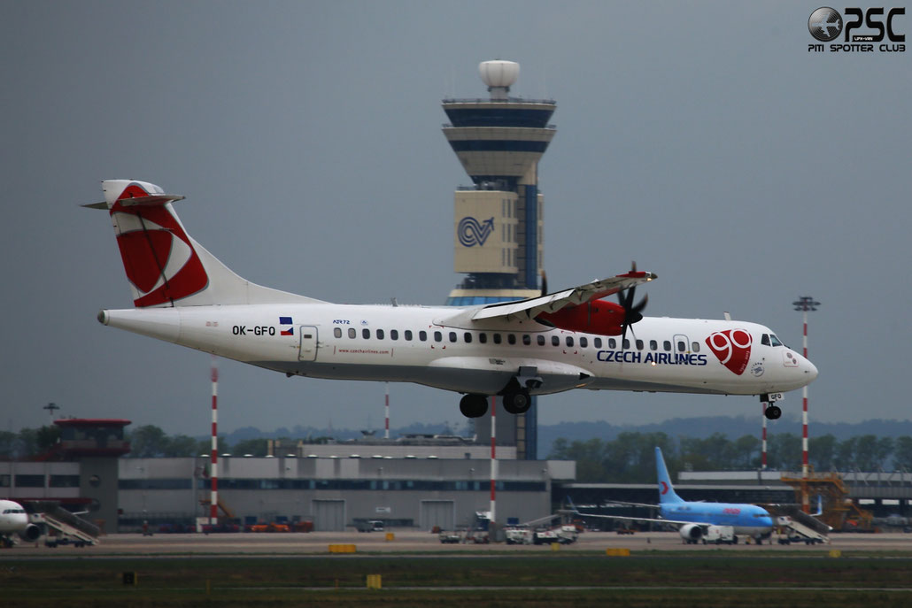 OK-GFQ ATR72-212A 674 CSA Czech Airlines @ Milano Malpensa Airport 04.10.2013 © Piti Spotter Club Verona
