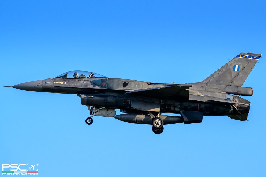 501  F-16C XK-2 343 Mira @ Leeuwarden Air Base 04 2025 © Piti Spotter Club Verona
