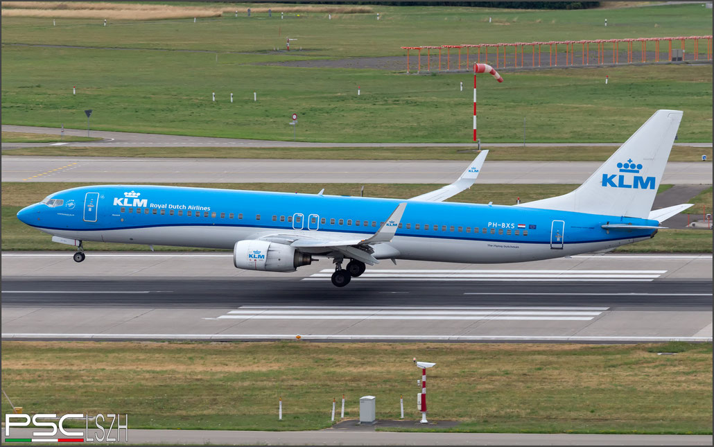 PH-BXS B737-9K2 29602/981 KLM Royal Dutch Airlines @ Zurigo 08.2023 © Piti Spotter Club Verona