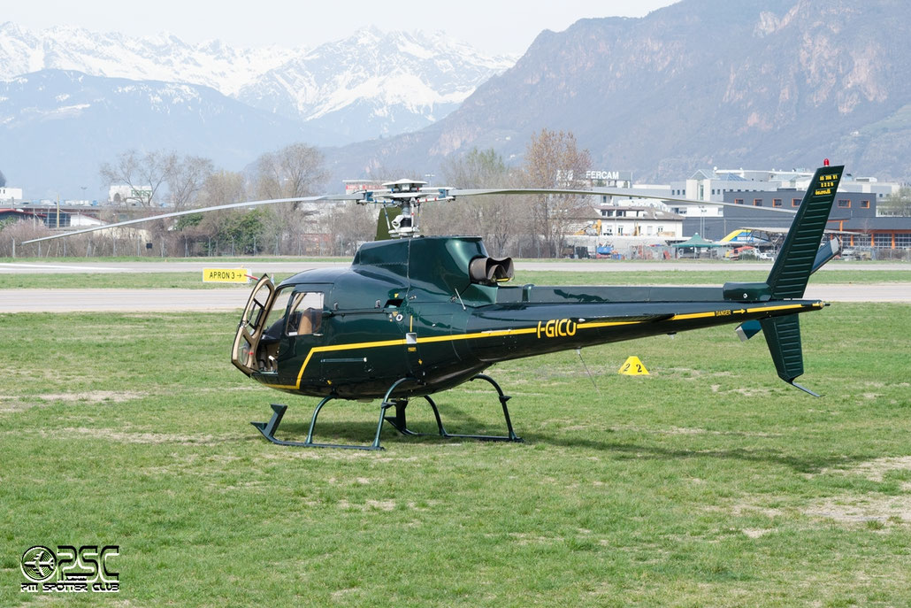 I-GICO - Airline: Private Aircraft: Aérospatiale AS 350B1 Ecureuil @ Aeroporto di Bolzano © Piti Spotter Club Verona