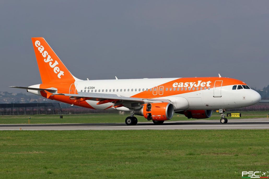 G-EZGH Airbus A319-111 4667  cfm56-5B4/P  easyJet 2011  @ Verona Villafranca 03 2026 © Piti Spotter Club Verona