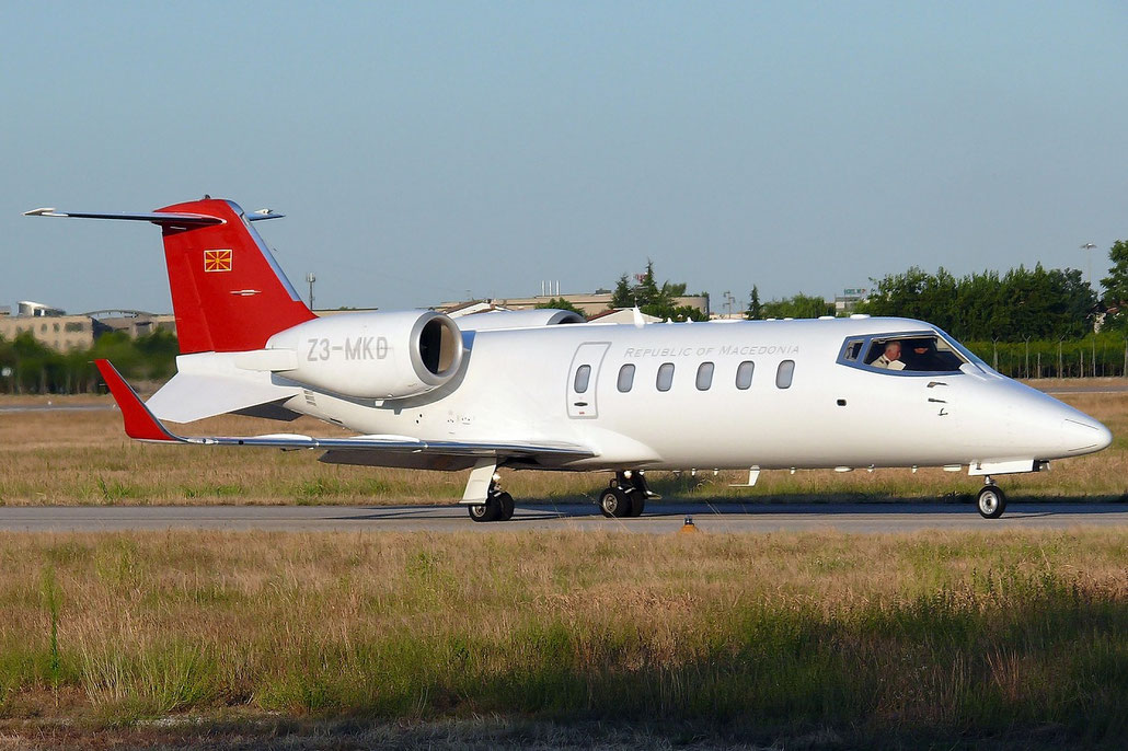 Z3-MKD Learjet 60 LJ60 60-279 Macedonia Government @ Aeroporto di Verona © Piti Spotter Club Verona