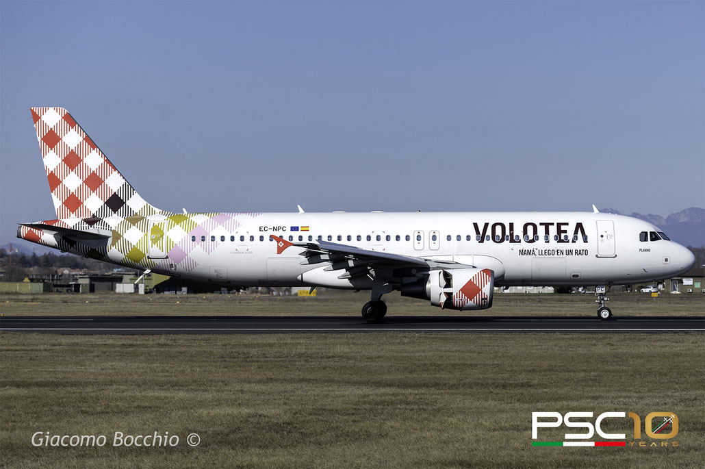 EC-NPC A320-214 3931 Volotea Air  @ Aeroporto di Verona 02.2022  © Piti Spotter Club Verona