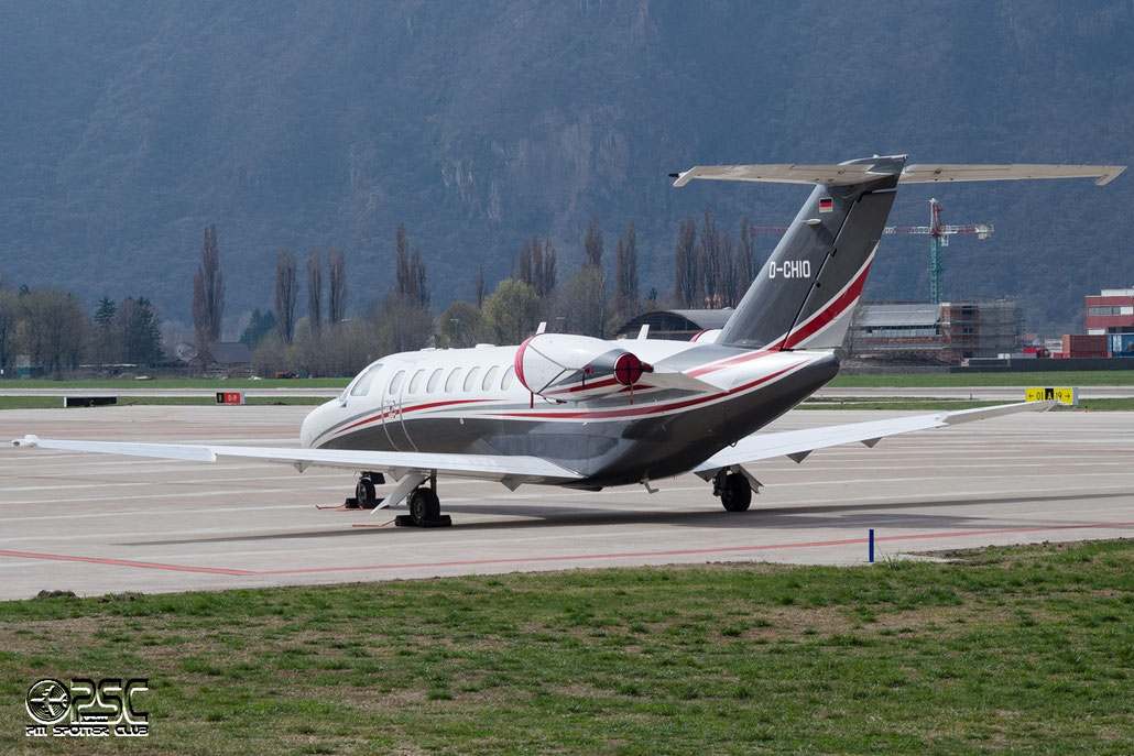 D-CHIO Ce525B 525B-0378 E-Aviation @ Aeroporto di Bolzano © Piti Spotter Club Verona
