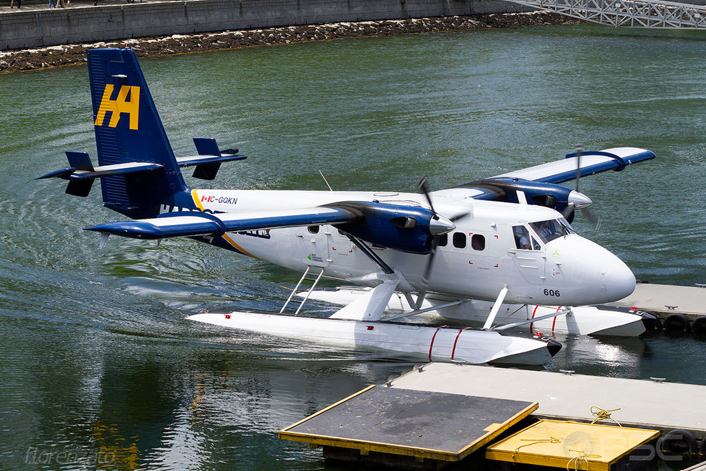 C-GQKN - De Havilland Canada DHC-6-100 Twin Otter Harbour Air - @ Vancouver Harbour Flight Center 05.2018 © Piti Spotter Club Verona
