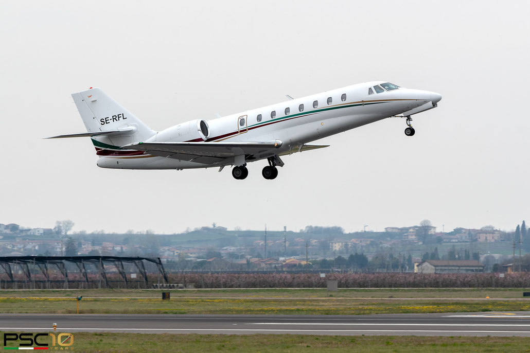 SE-RFL Ce680 680-0276 EFS European Flight Service @ Aeroporto di Verona 03.2023  © Piti Spotter Club Verona