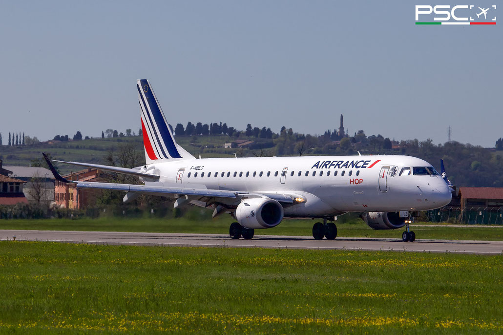 F-HBLS Embraer ERJ 190 ST 19000326  CF34-10E5  Hop! (Falko) 2009  @ Aeroporto di Verona 04 2024 © Piti Spotter Club Verona