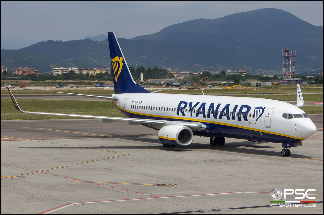 EI-GJK B737-800 44825/6873 Ryanair @ Bergamo 08.2018 © Piti Spotter Club Verona