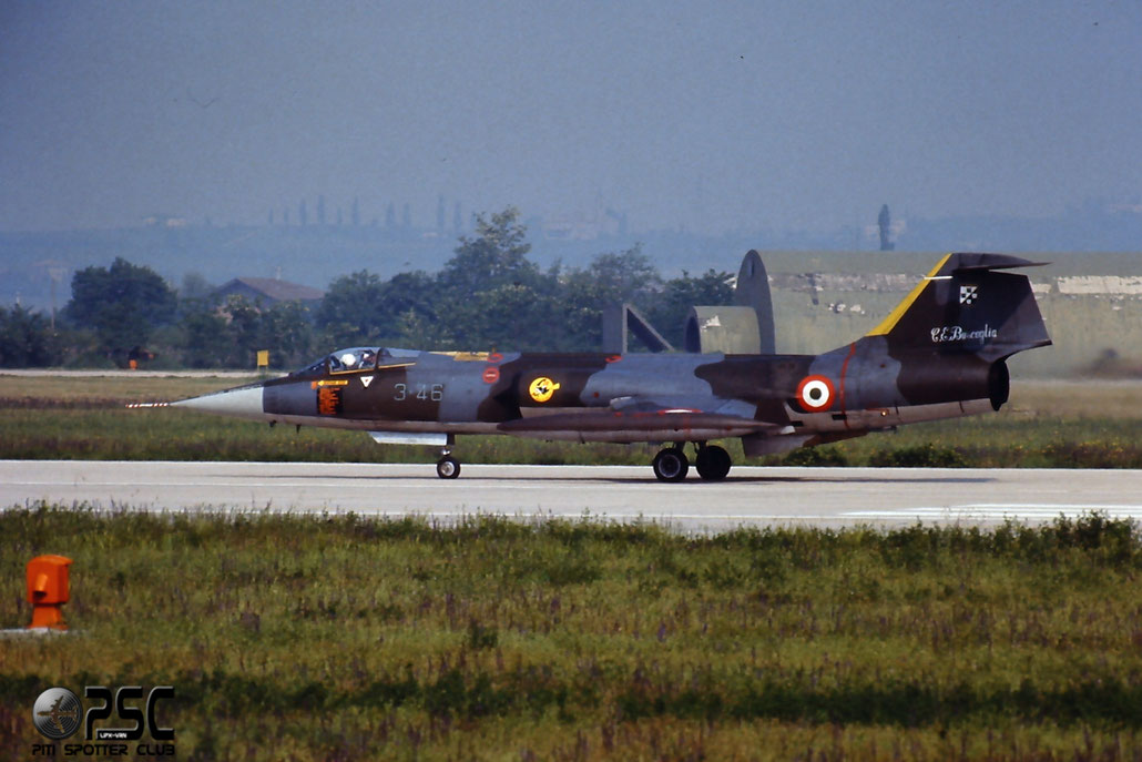 Gli F-104 del Terzo Stormo: 3-46 -  @ Aeroporto di Verona   © Piti Spotter Club Verona
