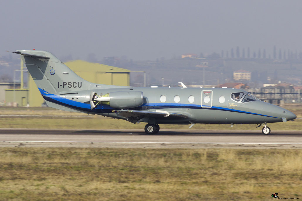 I-PSCU Beech 400A RK-343 SLAM SpA @ Aeroporto di Verona 10.02.2018  © Piti Spotter Club Verona