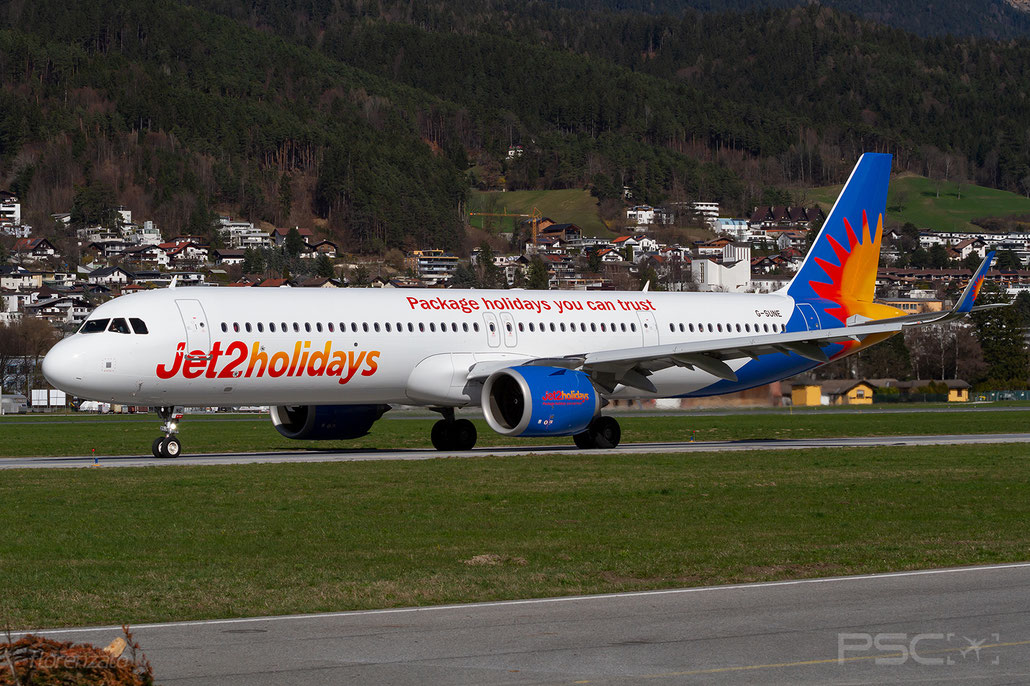 G-SUNE A321-251NX 11638 Jet2 @ Innsbruck 03.2024 © Piti Spotter Club Verona