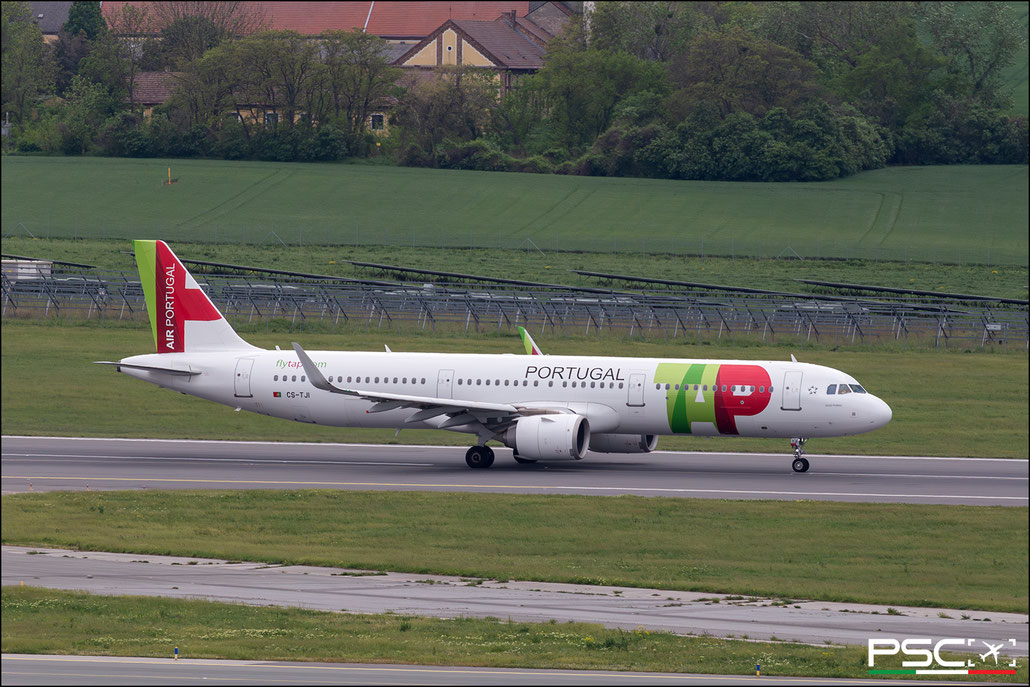 CS-TJI Airbus A321-251N 8270  LEAP 1A32 Júlio Pomar TAP Air Portugal 2018 @ Vienna Airport 04 2024 © Piti Spotter Club Verona