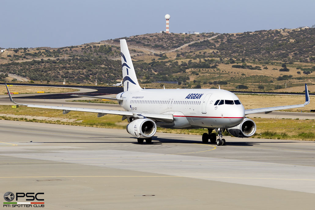 SX-DGY  A320-232  6611  Aegean Airlines @ Athens 2019 © Piti Spotter Club Verona 