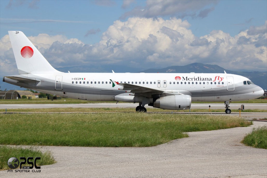 I-EEZP  A320-233  2102  Meridiana Fly  @ Aeroporto di Verona © Piti Spotter Club Verona 