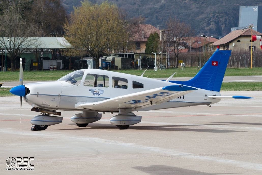 HB-PER Piper PA-28-181 Archer 2 P28A 28-8090221 Lockair SA, Ascona @ Aeroporto di Bolzano © Piti Spotter Club Verona