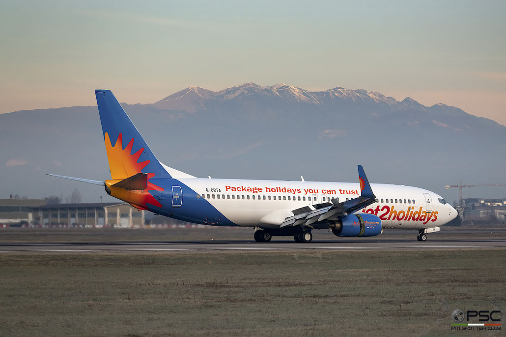 G-DRTA B737-85P 33972/1598 Jet2 @ Aeroporto di Verona 05.01.2019  © Piti Spotter Club Verona