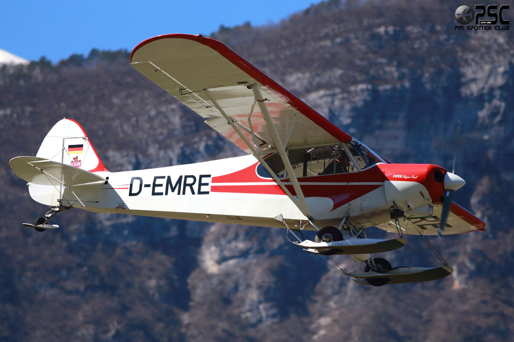 D-EMRE Piper PA-18 PA18 @ Aeroporto di Trento © Piti Spotter Club Verona
