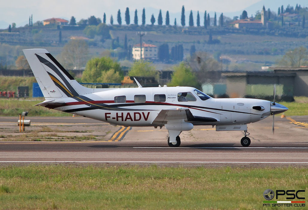 F-HADV  PA-46-500TP  4697305  Vignobles en Vol @ Aeroporto di Verona 2021 © Piti Spotter Club Verona