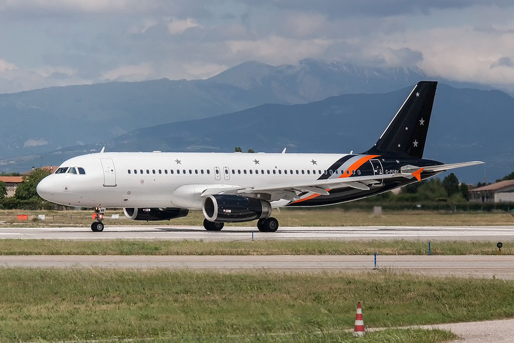 G-POWK A320-233 4701 Titan Airways @ Aeroporto di Verona © Piti Spotter Club Verona