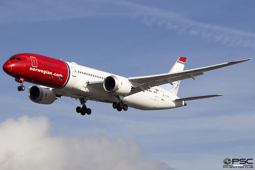 G-CKWA Boeing 787-9 63315 673 Trent 1000  Norwegian Air UK 2018 @ London Gatwick 02 2019 © Piti Spotter Club Verona