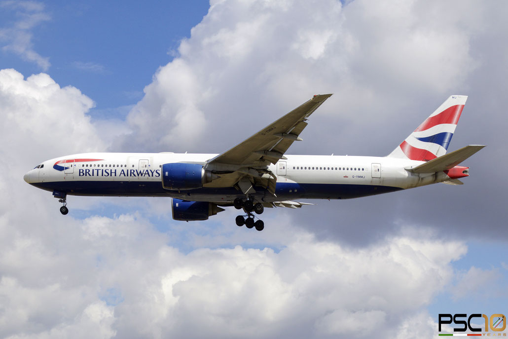 G-YMMJ  B777-236ER  30311/311  British Airways  @ London Heathrow ©  2022 Piti Spotter Club Verona