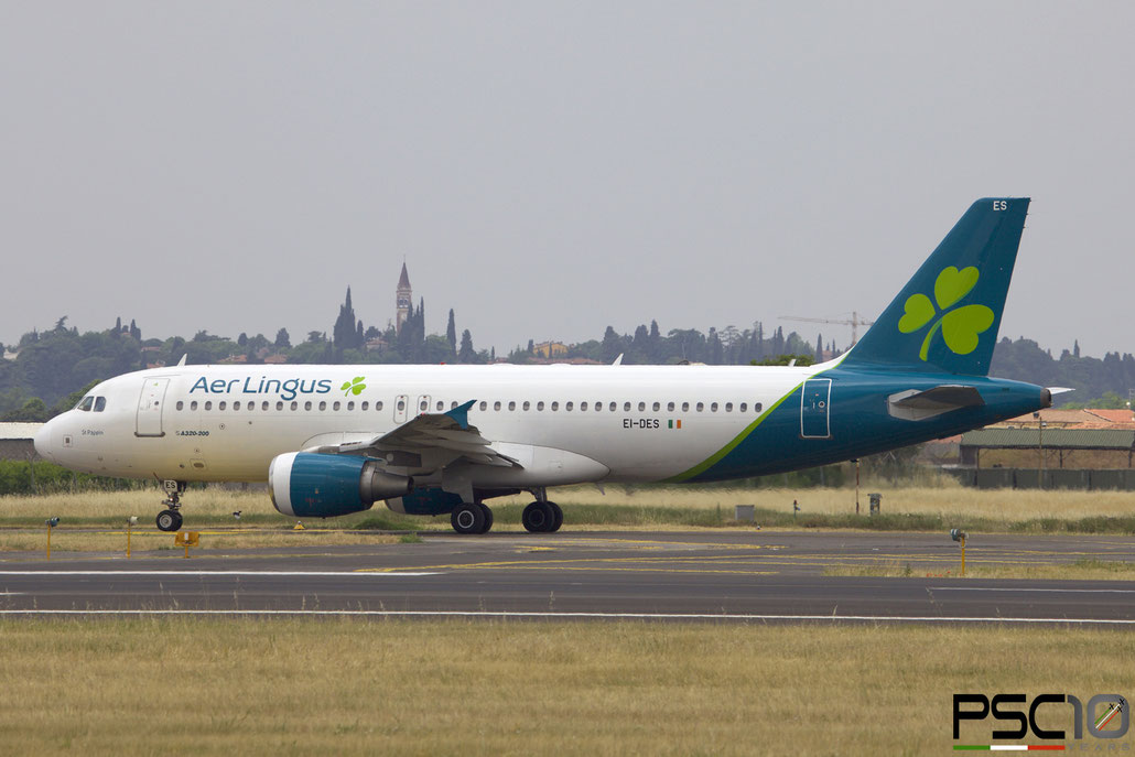 EI-DES  A320-214  2635  Aer Lingus  @ Aeroporto di Verona  05 2022 © Piti Spotter Club Verona