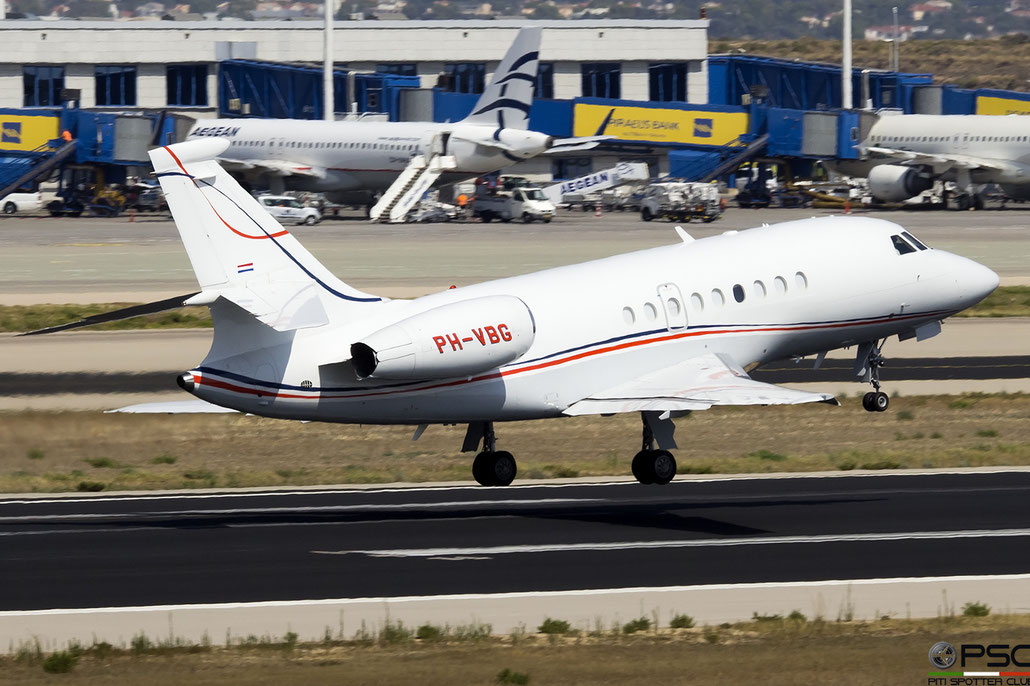 PH-VBG  Falcon 2000EX  005  JetNetherlands @ Athens 2019 © Piti Spotter Club Verona 