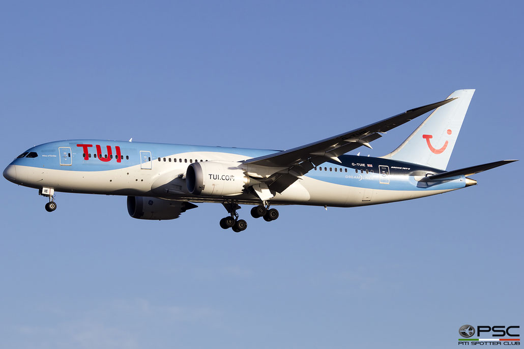 G-TUIE Boeing 787-8 37227 191 GEnx-1B Miles Of Smiles Thomson Airways 2014 @ London Gatwick 02 2019 © Piti Spotter Club Verona