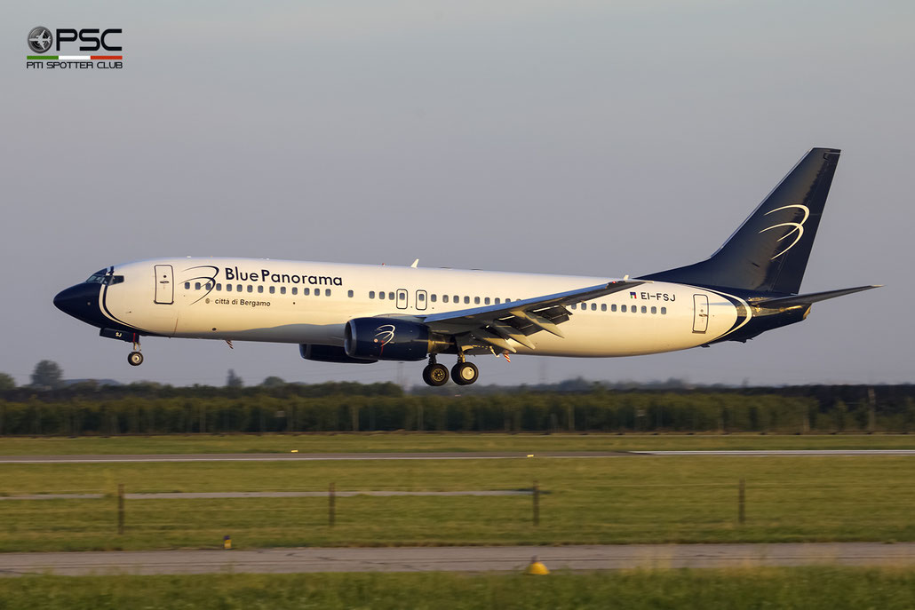 EI-FSJ B737-86N 29888/1133 Blue Panorama Airlines - @ Aeroporto di Verona - 24/09/2016 © Piti Spotter Club Verona
