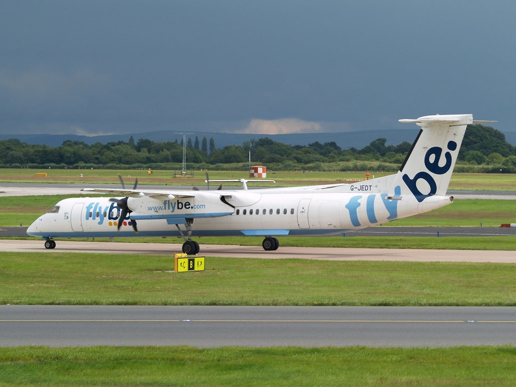 G-JEDT DHC-8-402 4088 Flybe - British European  @ Manchester Airport 20.07.2012  © Piti Spotter Club Verona
