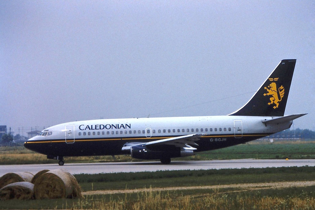 G-BGJH B737-236 22029/662 Caledonian Airways @ Aeroporto di Verona © Piti Spotter Club Verona