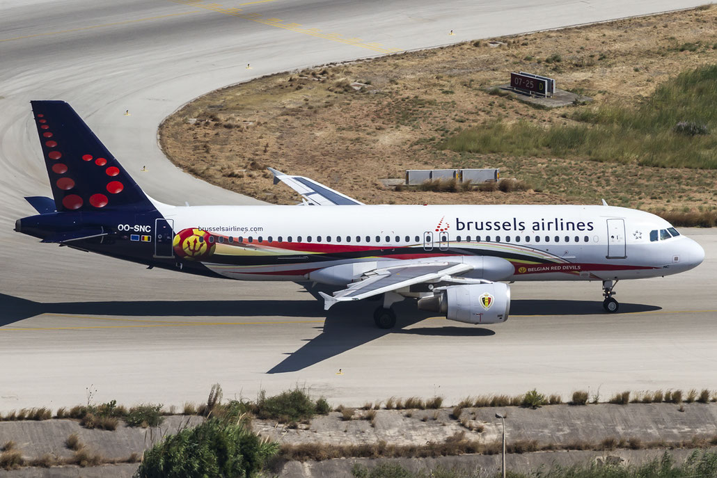 OO-SNC A320-214 1797 Brussels Airlines @ Rhodes Airport 06.07.2015 © Piti Spotter Club Verona