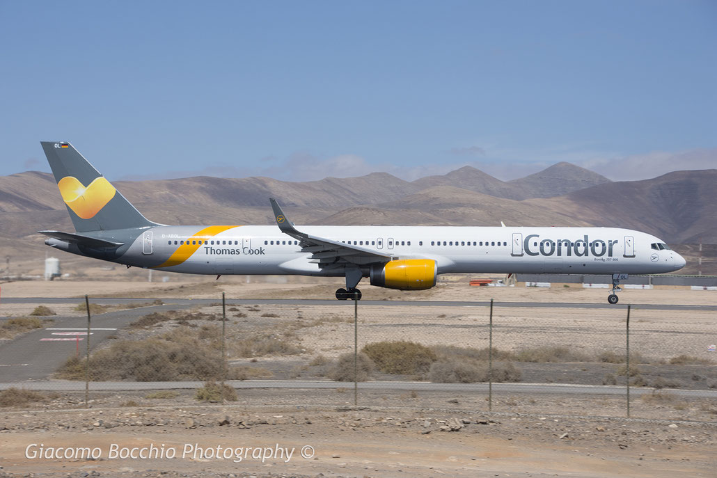 D-ABOL B757-330 29021/923 Condor Flugdienst@ Fuerteventura Airport 08.2017 © Piti Spotter Club Verona