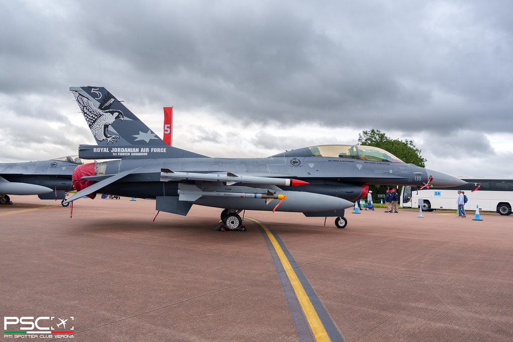 135  F-16BM 6E-19/M14-15 1sq @ RIAT 2024 © Piti Spotter Club Verona