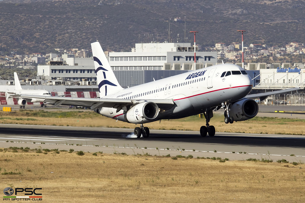 SX-DVM  A320-232  3439  Aegean Airlines @ Athens 2019 © Piti Spotter Club Verona 