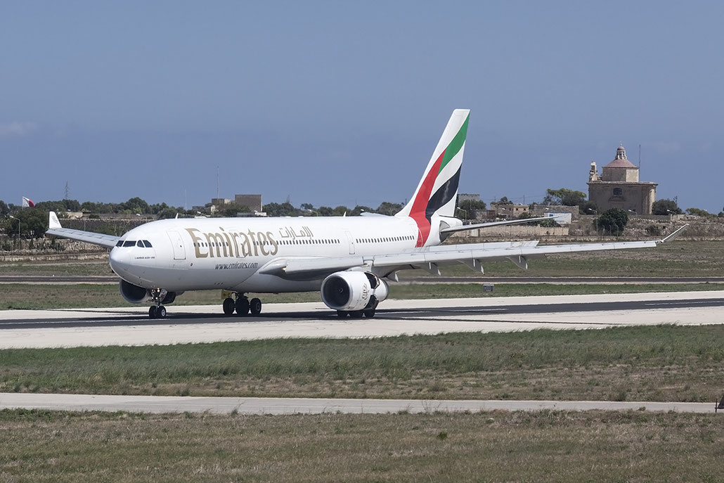 A6-EKU A330-243 295 Emirates @ Malta Airport 08.2015 © Piti Spotter Club Verona