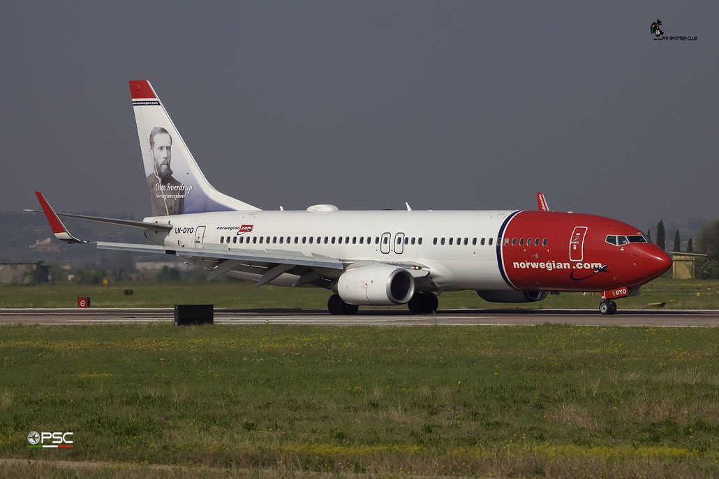 LN-DYO B737-8JP 40868/3591 Norwegian @ Aeroporto di Verona 09.04.2017  © Piti Spotter Club Verona