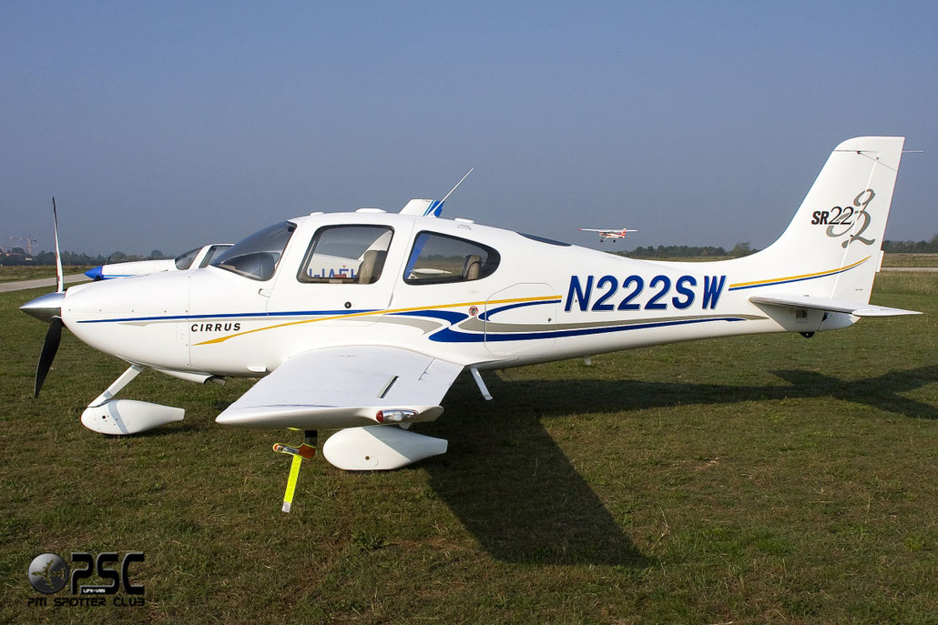 N222SW CIRRUS DESIGN CORP SR-22 SR22 0977 @ Aeroporto Verona Boscomantico © Piti Spotter Club Verona