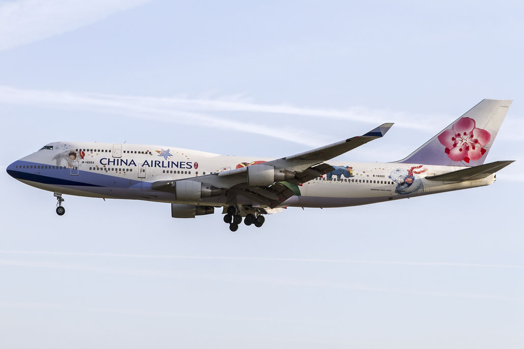B-18203 B747-409 28711/1136 China Airlines @ Frankfurt Airport 08.05.2015 © Piti Spotter Club Verona