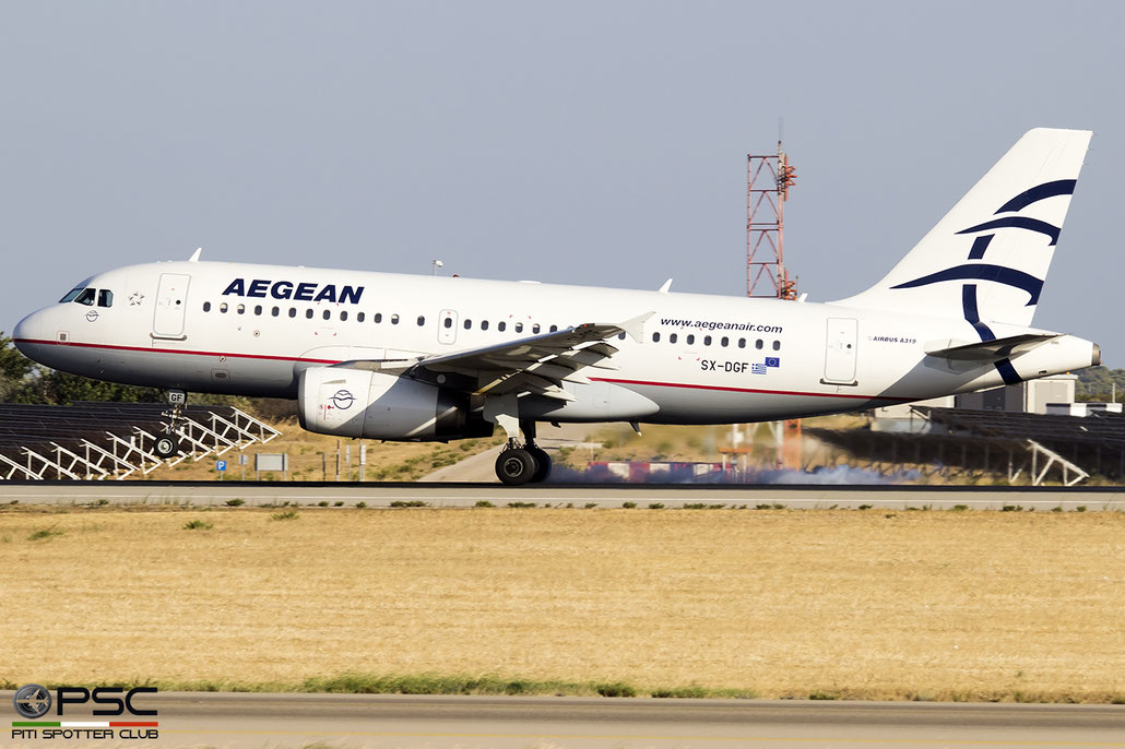 SX-DGF  A319-132  2468  Aegean Airlines @ Athens 2019 © Piti Spotter Club Verona 