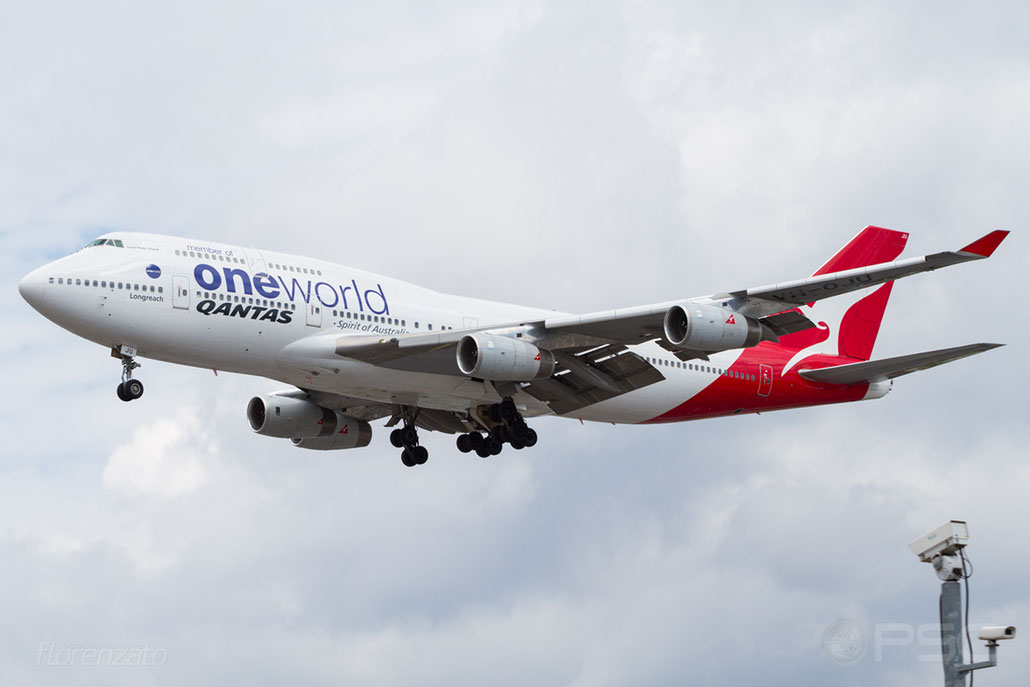 VH-OJU Boeing 747-438 25566 1239 RB211-524G/H-T Qantas 2000 © Archivio Piti Spotter Club Verona