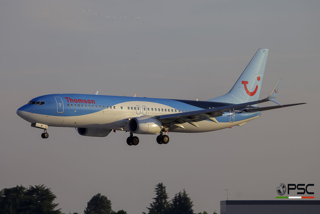 G-TAWF B737-8K5 37244/3955 Thomson Airways - @ Aeroporto di Verona - 24/09/2016 © Piti Spotter Club Verona