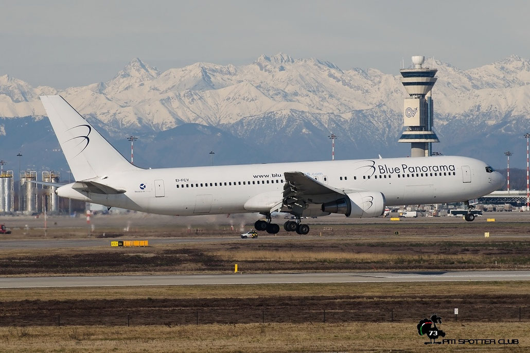 EI-FCV B767-3X2ER 26260/552 Blue Panorama Airlines @ Milano Malpensa Airport 20.02.2016 © Piti Spotter Club Verona