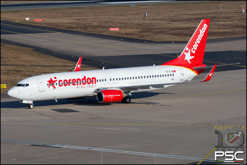 TC-TJR  B737-82R  40723/3622  Corendon Airlines  @ Colonia - Koeln Airport © 02 2022 Piti Spotter Club Verona