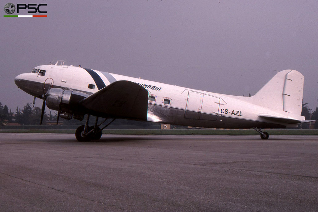 CS-AZL Douglas DC-3 Private (Air Umbira) © courtesy of Marco Ceschi - Piti Spotter Club Verona