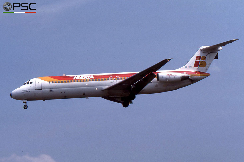 EC-BYJ DC-9-32 47461/663 Iberia Líneas Aéreas de España © 2018 courtesy of Marco Ceschi - Piti Spotter Club Verona