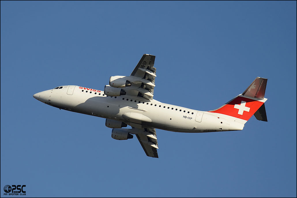 HB-IXP BAe146-RJ100 E3283 Swiss European Air Lines @ Milano Malpensa Airport 25.01.2014 © Piti Spotter Club Verona